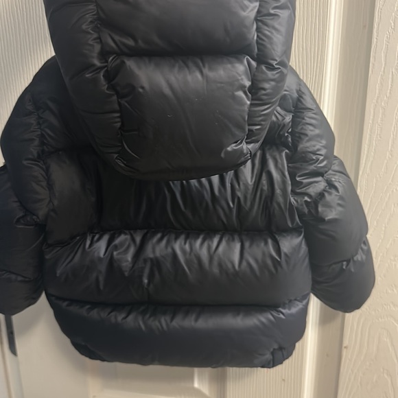 Navy Baby Moncler with red inside 9-12 months 76cm Authentic - Picture 4 of 5